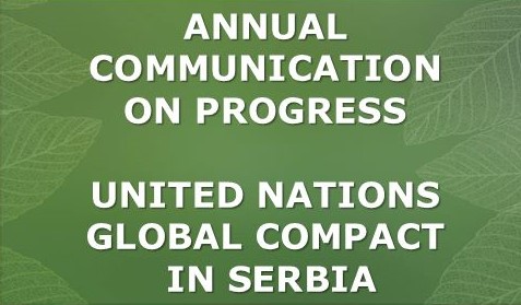 HIP-Petrohemija - Communicatiom on Progess - 2021 report
